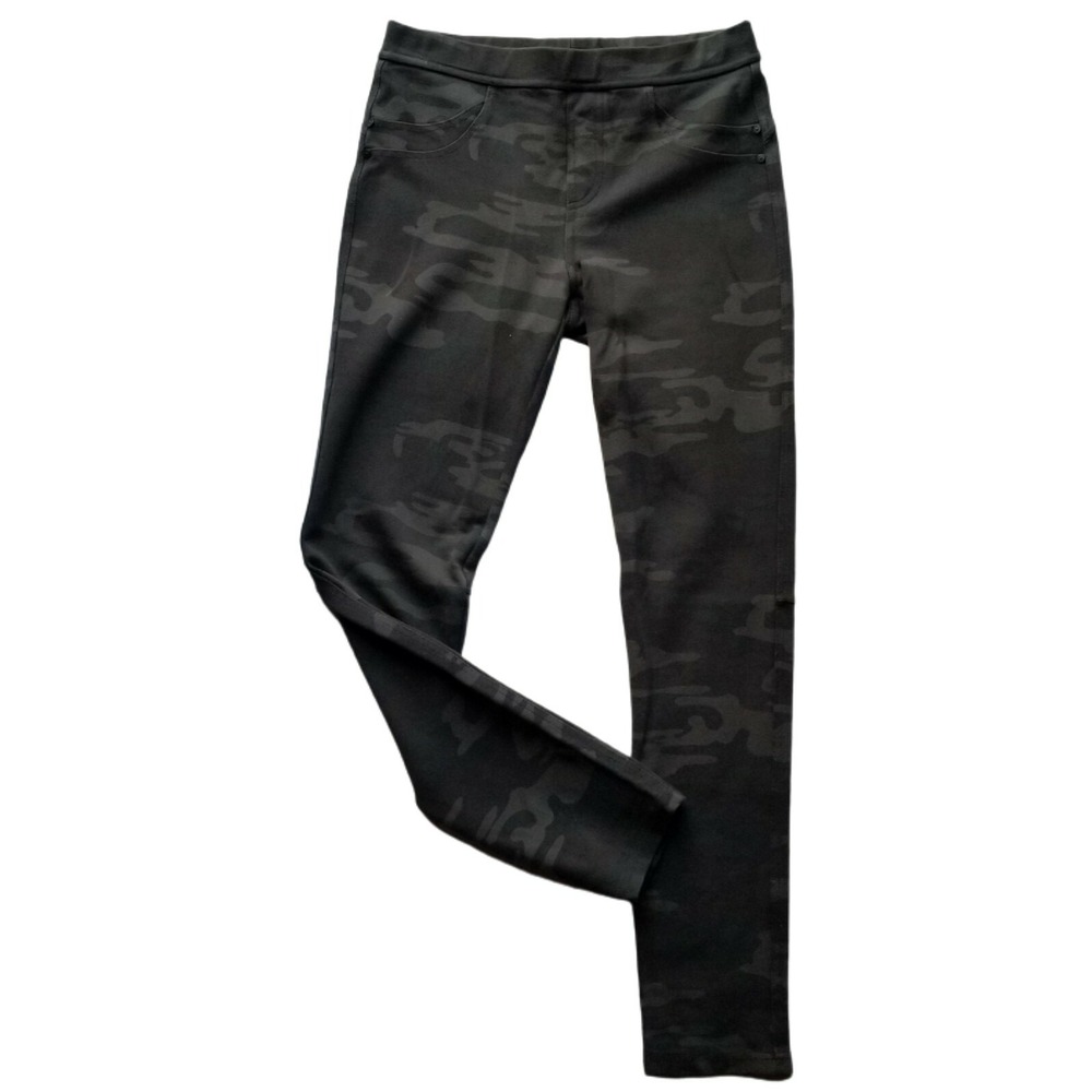 SANCTUARY x ANTHROPOLOGIE Women S Dark Leggings Grease Camo Slimming  9"Rise